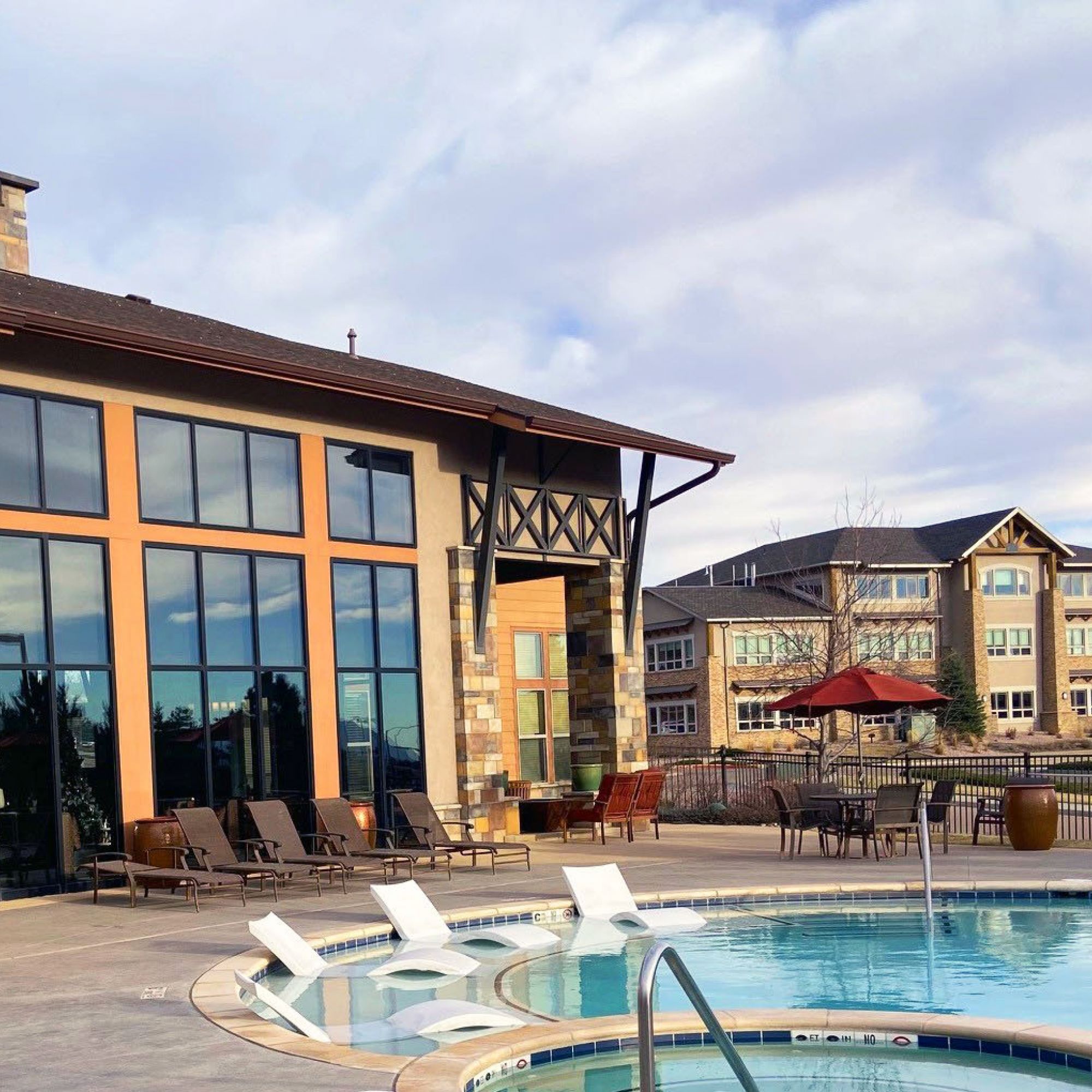 Outdoor pool at Vistas at Jackson Creek
